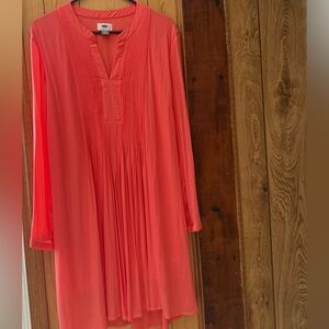 Old Navy Coral Pleated Tunic